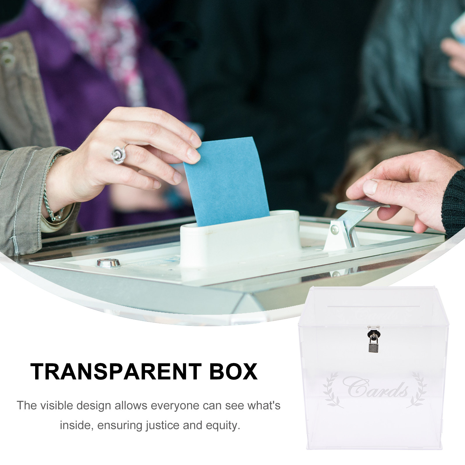 Acrylic Transparent Wedding Ca - огляд і ціна Wedding Card Box